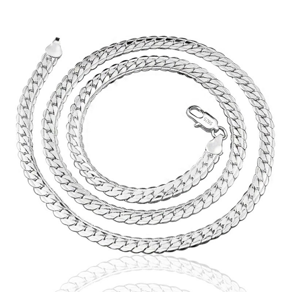 Sterling silver necklace - Picture 2 of 8